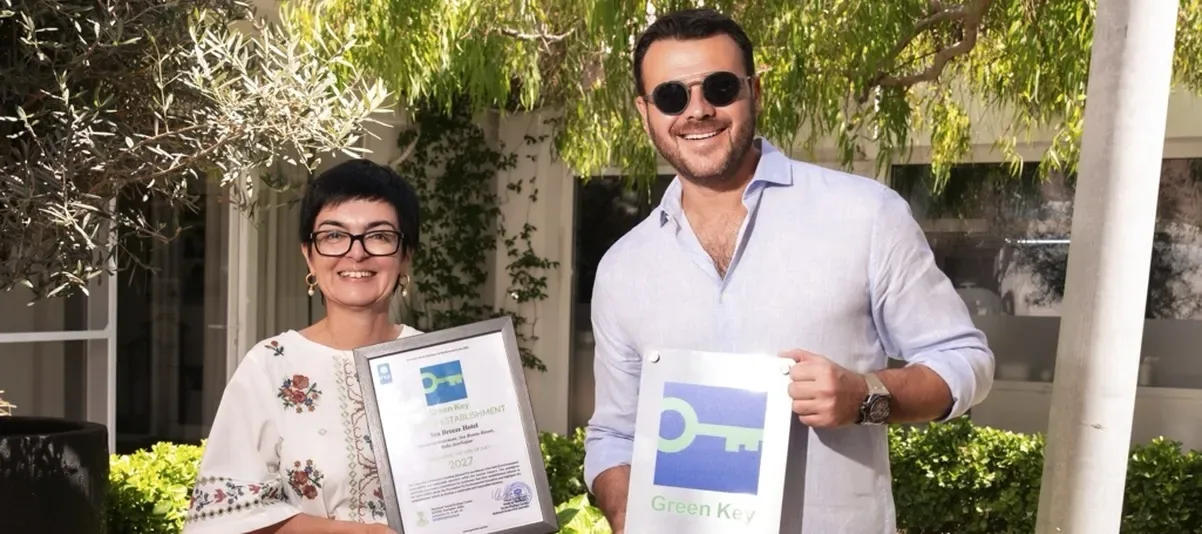 The presentation of the Green Key certificate, July 2026